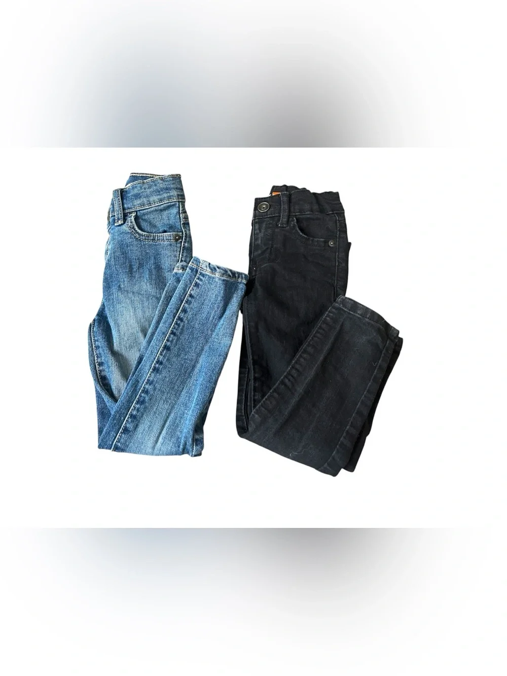 The Children's Place Boys' Blue and Black Slim Skinny Jeans 2-Pack Size 4 New